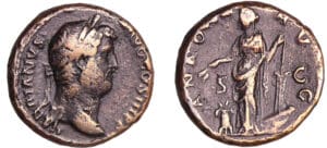 Hadrien - As (126, Rome) - L'Abondance