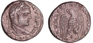 Caracalla - Tétradrachme (215-217, Syrie, Séleucie et Piérie - Antioche) - Aigle Caracalla - Tétradrachme (215-217, Syrie, Séleucie et Piérie - Antioche) - Aigle