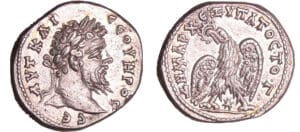 Septime Sévère - Tétradrachme (207-208, Syrie, Séleucie et Piérie - Laodiceia ad Mare) - Aigle Septime Sévère - Tétradrachme (207-208, Syrie, Séleucie et Piérie - Laodiceia ad Mare) - Aigle