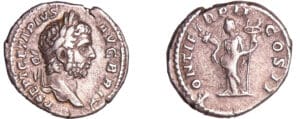Géta - Denier (210, Rome) - La Paix