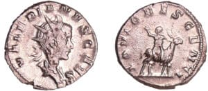 Valérien II - Antoninien (257-258, Cologne) - Chèvre