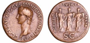 Caligula - Sesterce (37-38, Rome)