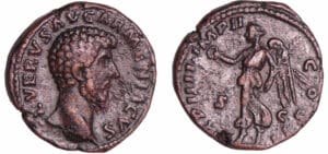Lucius Vérus - As (164, Rome) - La Victoire Lucius Vérus - As (164, Rome) - La Victoire