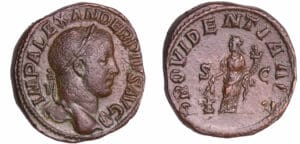 Alexandre Sévère - Sesterce (231, Rome) - La Prévoyance