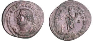 Dioclétien - Follis (Lyon) - Le Génie