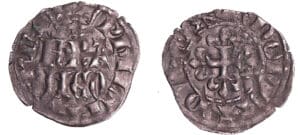 France - Philippe VI (1328-1350) - Double Parisis - 3ème type - 1ère émission (27 avril 1346)