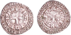 France - Charles V (1364-1380) - Blanc au K - (20 avril 1365)