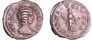 Julia Domna - Denier (196, Laodicea) - Diane Julia Domna - Denier (196, Laodicea) - Diane