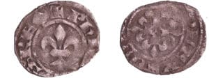France - Philippe VI (1328-1350) - Double Parisis - 3ème type - 3ème émission (26 juin 1342)