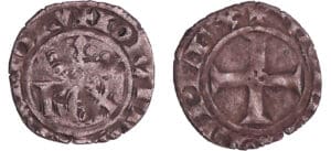 France - Jean II le Bon (1350-1364) - Double tournois - 2ème type