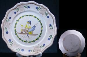 France - Assiette révolutionnaire, Faïence de Nevers - 1789 - 1794