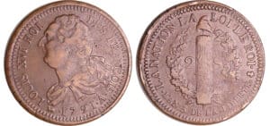 France - Constitution (1791-1792) - 2 sols au faisceau type FRANCOIS 1791 A° (Paris)