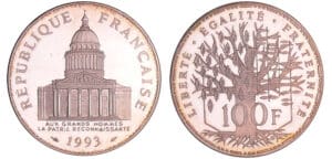 France - Cinquième république (1959- ) - 100 francs Panthéon 1993 B.E