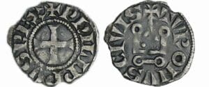 France - Philippe IV (1285-1314) - Denier tournois à l'O rond