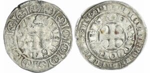France - Charles V (1364-1380) - Blanc au K - (20 avril 1365)