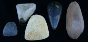 Néolithique - Lot de 5 Haches polies