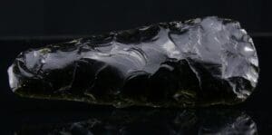 Paléo-indien, Amérindien - Hache en obsidienne - 13500 / 8000 av. J.-C.