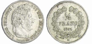 France - Louis-Philippe Ier (1830-1848) - 1/4 de franc 1841 K (Bordeaux)