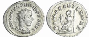 Philippe 1er - Antoninien (245-247, Rome) - Rome assise
