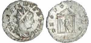 Valérien II - Antoninien (256-8, Cologne) - Temple