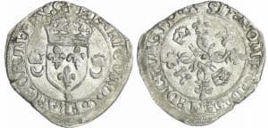 France - Henri II (1547-1559) - Douzain aux croissants - 1550 3 (Grenoble)