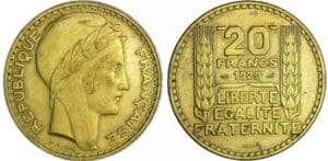 France - Troisième république (1871-1940) - 20 francs Turin 1929 essai en bronze aluminium
