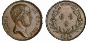 France - Henri V - Jeton 1849 France - Henri V - Jeton 1849