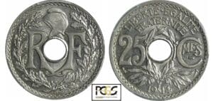 France - Troisième république (1871-1940) - 25 centimes Lindauer - Cmes souligné 1914