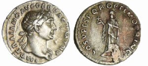 Trajan - Denier (108, Rome) - L'Espérance
