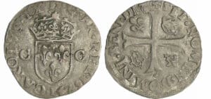 France - Charles IX (1560-1574) - Douzain - 2ème type - 1574 I (Limoges)