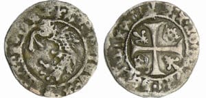 France - Louis XI (1461-1483) - Liard au dauphin - Bourges