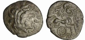 France - Redons - Statère de billon Classe 7 (80-50 av. J.-C.) France - Redons - Statère de billon Classe 7 (80-50 av. J.-C.)