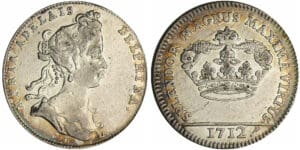 France - Jeton argent - Marie-Adélaïde de Savoie, Dauphine et mère de Louis XV (1685-1712) - 1712 France - Jeton argent - Marie-Adélaïde de Savoie, Dauphine et mère de Louis XV (1685-1712) - 1712