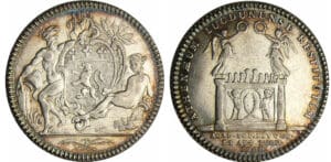 France - Jeton argent - Académie des lettres de Lyon 1700 France - Jeton argent - Académie des lettres de Lyon 1700
