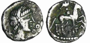 France - Eduens - Denier LITA (70-50 av. J.-C.) France - Eduens - Denier LITA (70-50 av. J.-C.)