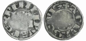 France - Philippe II Auguste (1180-1223) - Denier d'Arras - 2ème type