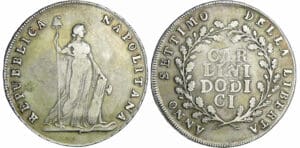 Italie - Campania - Repubblica Napolitana - 12 carlini VII (1799)
