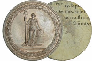 France - Médaille uniface en étain France - Médaille uniface en étain