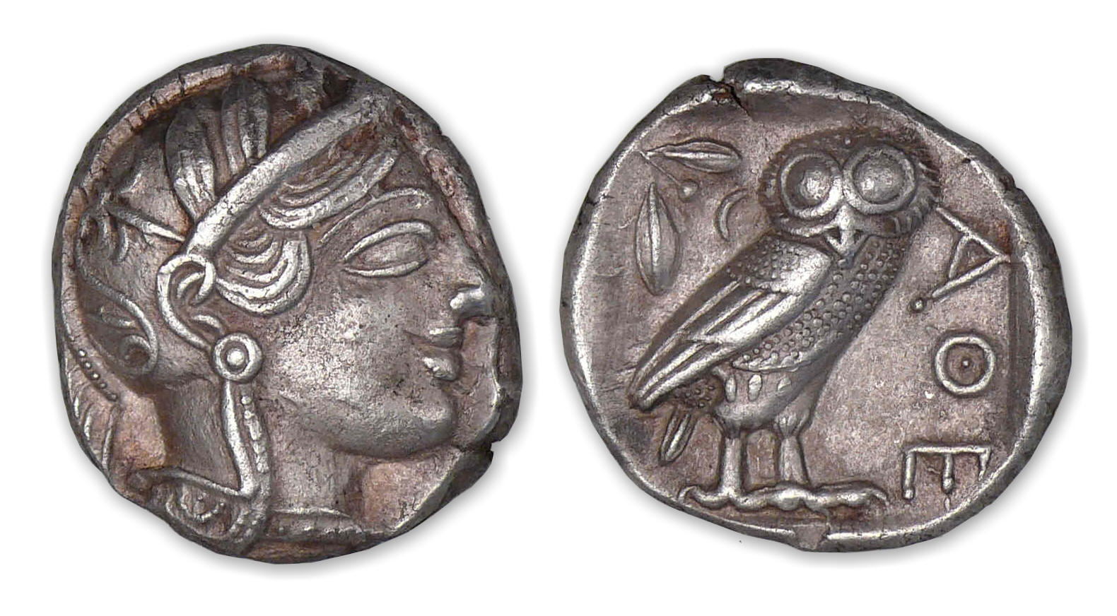 ATTIQUE - Athènes - Tétradrachme (449-413 av. J.-C.). ATTIQUE - Athènes - Tétradrachme (449-413 av. J.-C.).