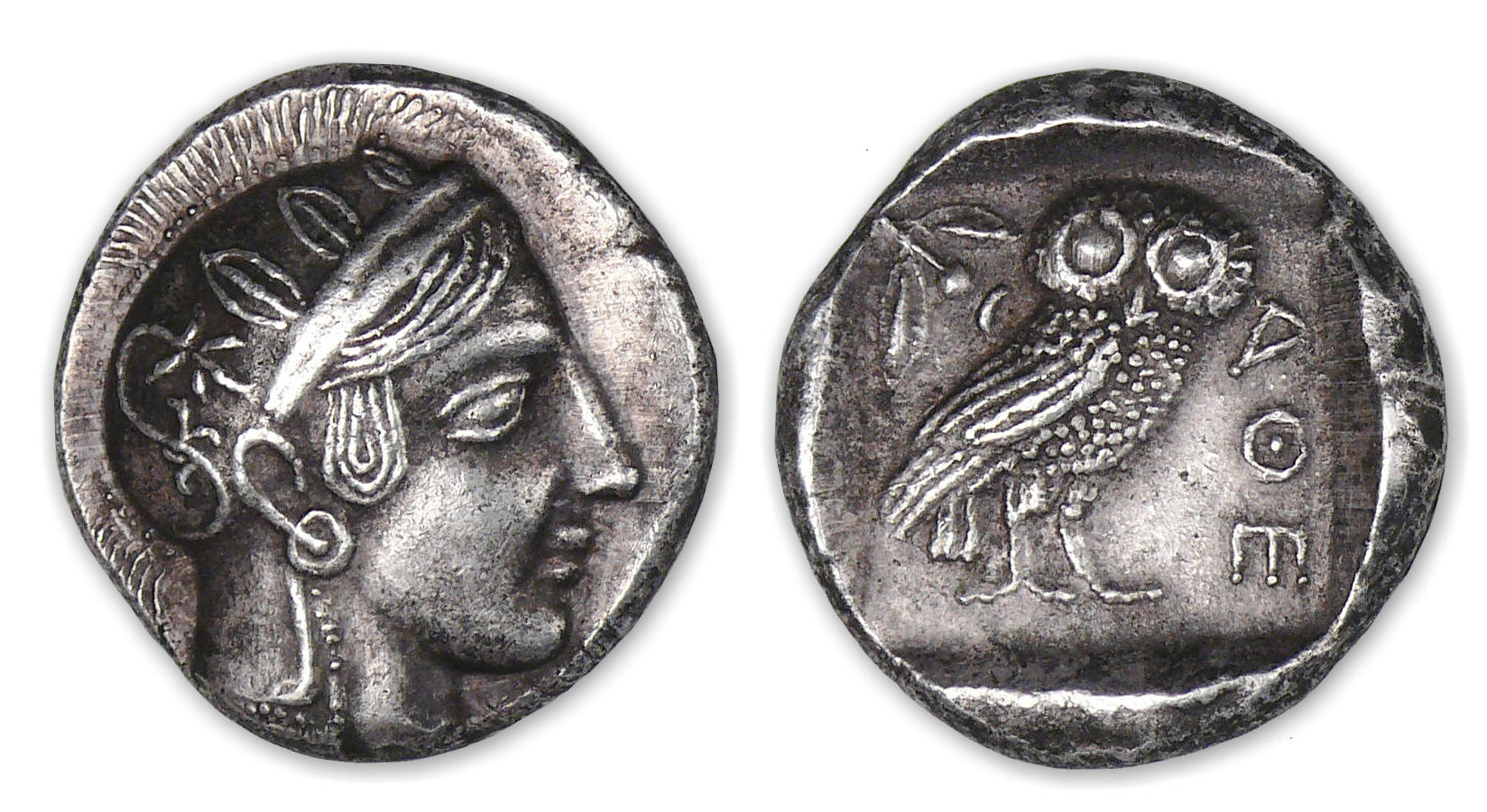 ATTIQUE - Athènes - Tétradrachme (449-413 av. J.-C.). ATTIQUE - Athènes - Tétradrachme (449-413 av. J.-C.).