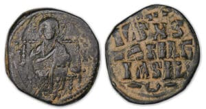 Constantin X - Follis classe D (1054-1067, Constantinople) Constantin X - Follis classe D (1054-1067, Constantinople)