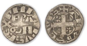 Philippe II Auguste - Denier d'Arras 2ème type