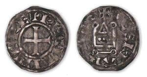 Philippe II Auguste - Denier de Saint Martin de Tours.