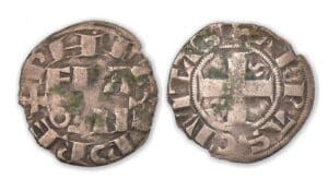 Philippe II Auguste - Denier d'Arras 1er type.