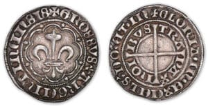 Alsace - Strasbourg - Gros d'argent à la fleur de lis Alsace - Strasbourg - Gros d'argent à la fleur de lis