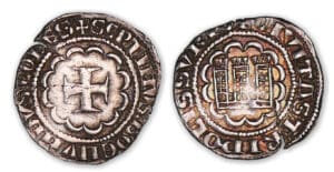 TRIPOLI - Bohémond VII - Demi-gros