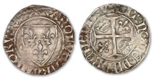 Charles VI - Blanc guénar (Rouen)