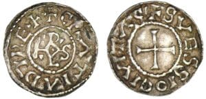 Charles II Le Chauve - Denier (Soissons) Charles II Le Chauve - Denier (Soissons)