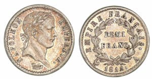 1/2 franc Napoléon revers Empire 1812 A (Paris) 1/2 franc Napoléon revers Empire 1812 A (Paris)