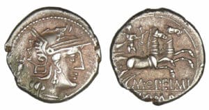 OPIMIA - Denier (131 av. J.-C.)